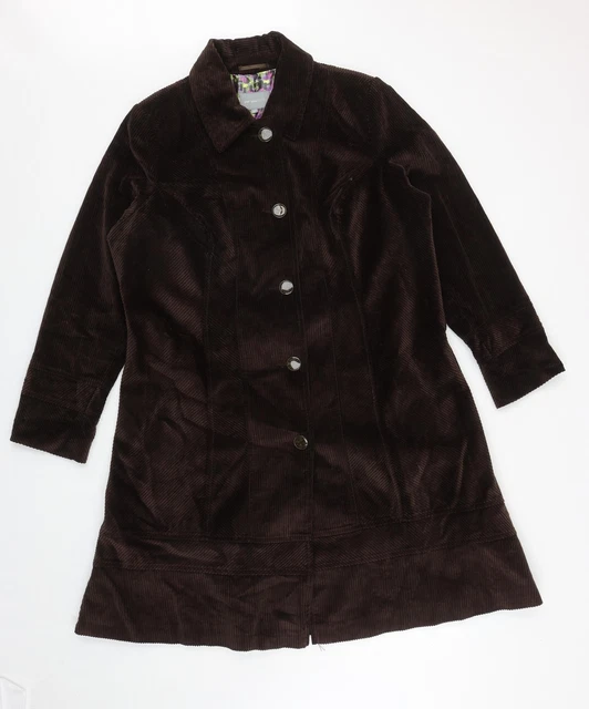 Cappotto da donna marrone Per Una taglia 20 con bottoni