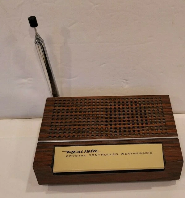 REALISTIC CRYSTAL CONTROLLED Vintage Weatheradio Weather Radio Model 12