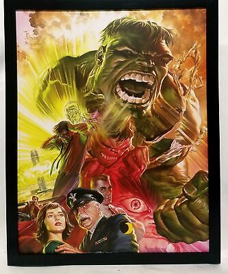 Incredible Immortal Hulk by Alex Ross FRAMED 11x14 Art Print Marvel Comics Poste