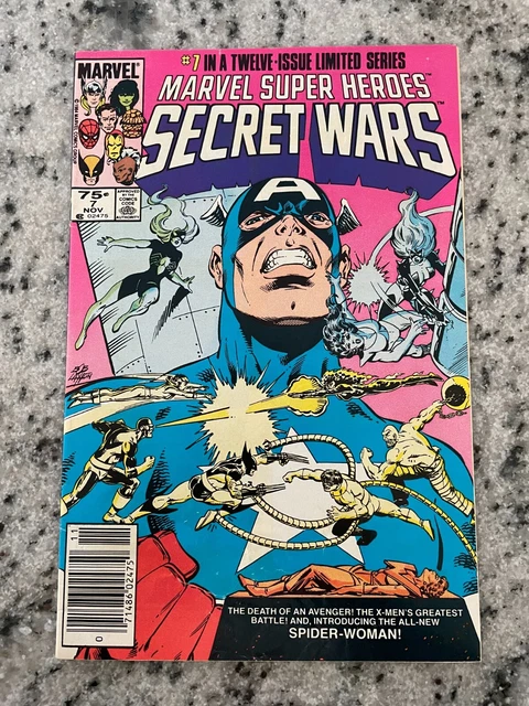 Marvel Super Heroes Secret Wars #7 VF/NM Comic Book Avengers Hulk Thor Iron J922