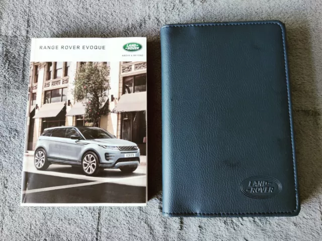 Genuine Range Rover Evoque 2019-2023 Owners Manual Handbook Wallet Pack Y-509