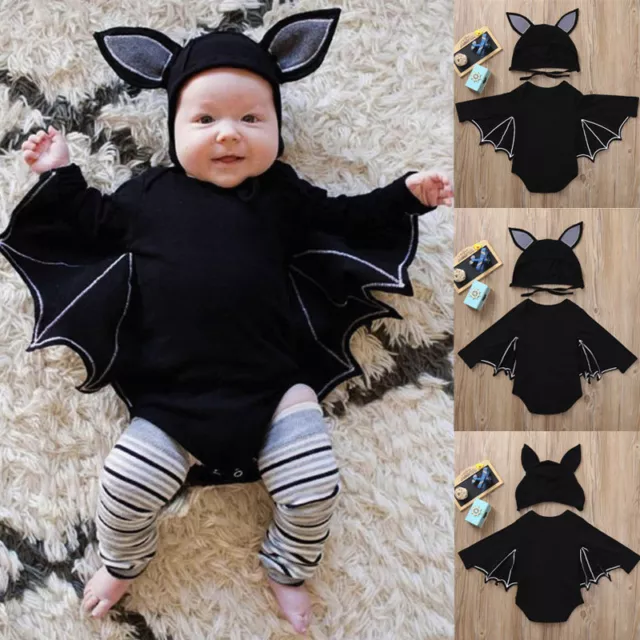 Newborn Baby Boy Girl Romper Jumpsuit Hat Outfits Halloween Cosplay Costume r ·