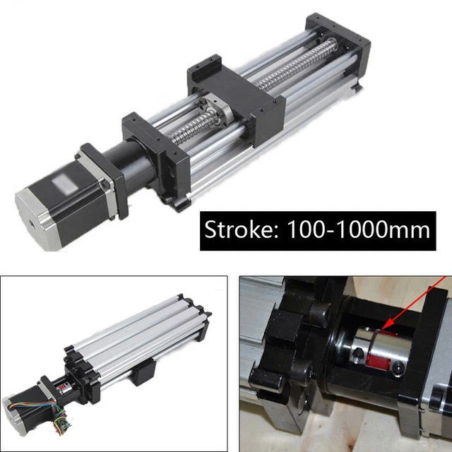 BALL SCREW LINEAR CNC Slide Stroke Long Stage Actuator Module 1M Without Motor £145.97 PicClick UK