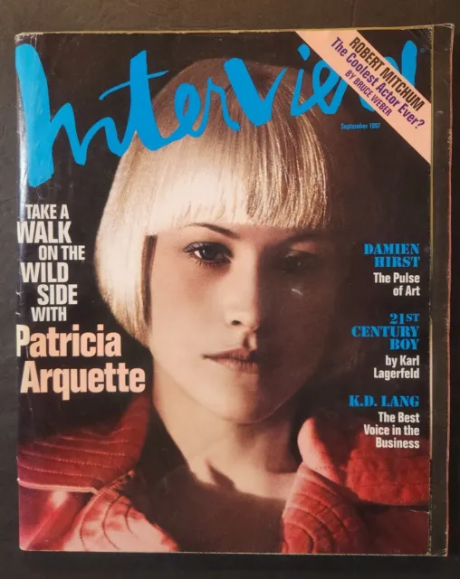 Andy Warhol's Interview Magazine Sep 1997 Patricia Arquette Fashion ~Art ~Music
