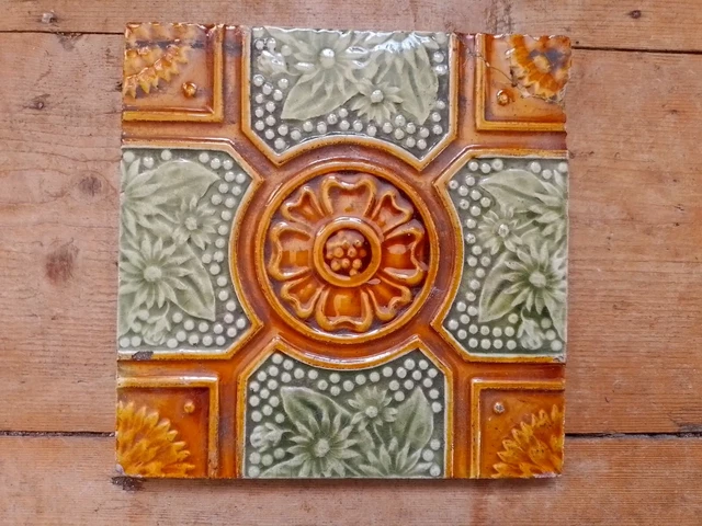 Victorian aesthetic movement tile