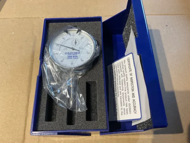 Oxford precision DTI Clock Gauge 10mm x 0.01 oxd300-8500k dial test indicator