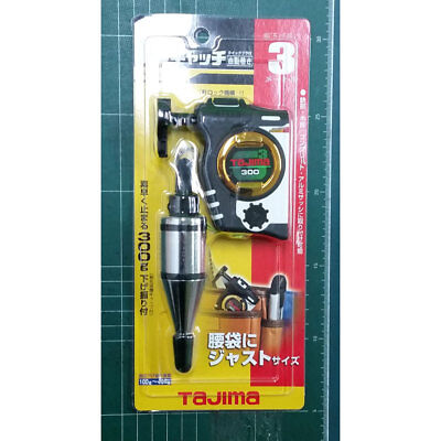 Tajima Plumb-Rite PCG3-300WQB 3m 10ft Auto  Magnetic Plumb Bob free shipping