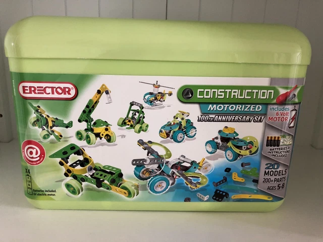 Erector construction motorized 100th anniversary set instructions outlet
