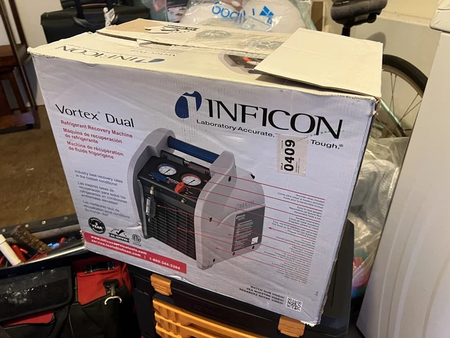 Inficon Vortex® Dual Refrigerant Recovery Machine (Tdw021334)
