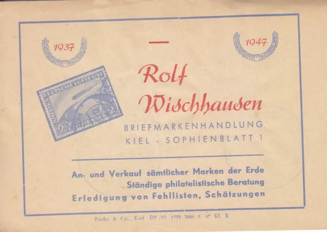 Allied cast Mi.963 964 Stephan Specialst. 1.5.1948 sheet Rolf Wischhausen