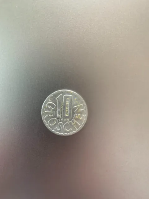 Austria Republik Osterreich 1955 10 Groschen Coin
