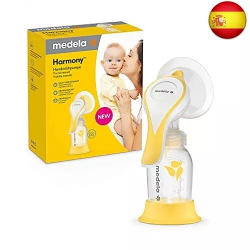 Medela Extractor de leche manual Harmony - Diseño suizo compacto con embudos