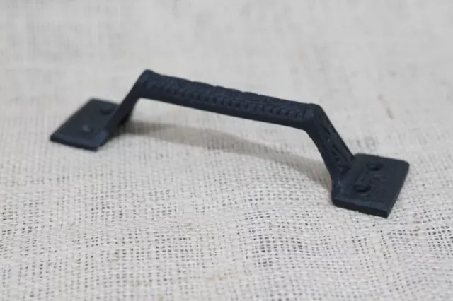 20 Cast Iron Black Handles Gate Pull Shed Door Barn Handle Drawer Pulls 6 1/4" 6