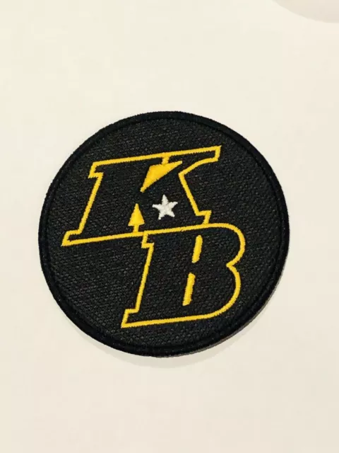 Patch ricamata Kobe Bryant  diametro mm 60 Da Cucire LAKERS NBA Rarissima