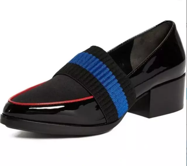 3.1 Phillip Lim Women's Black/ Red Quinn Leather Loafers Shoes 40 EU/ 9US $440 2