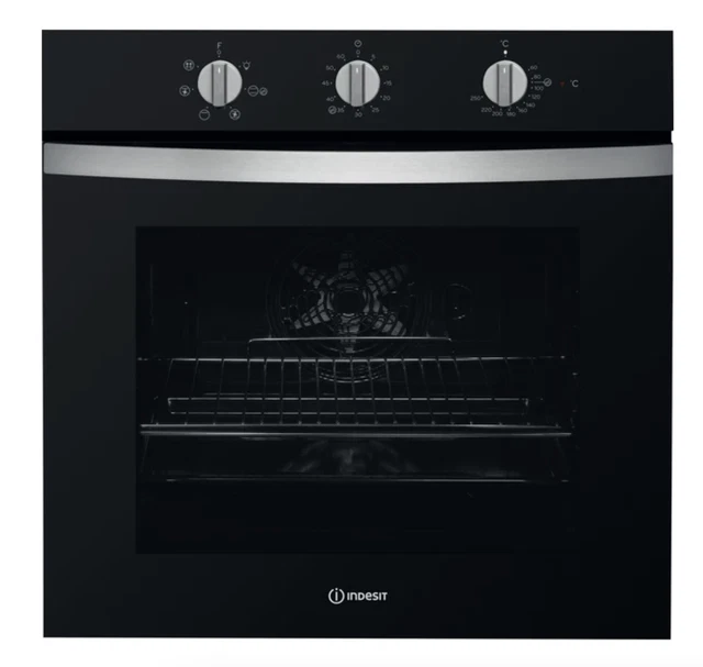 INDESIT IFW4534HGR Four Encastrable Aéré Multifonctions Noir 71 L Classe A