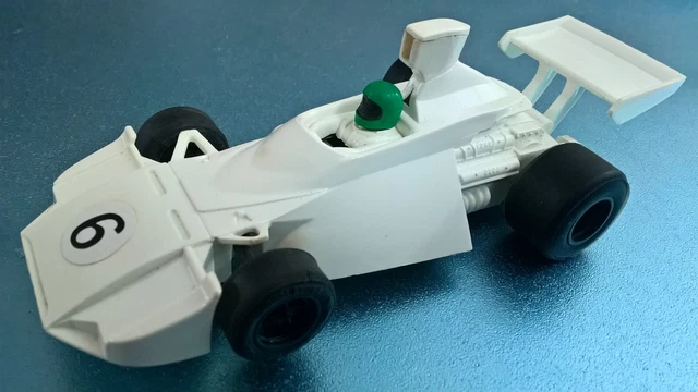 SCALEXTRIC CIRCUIT S Meccano C-122 Brabham BT44 F1 #7 1974 Boite