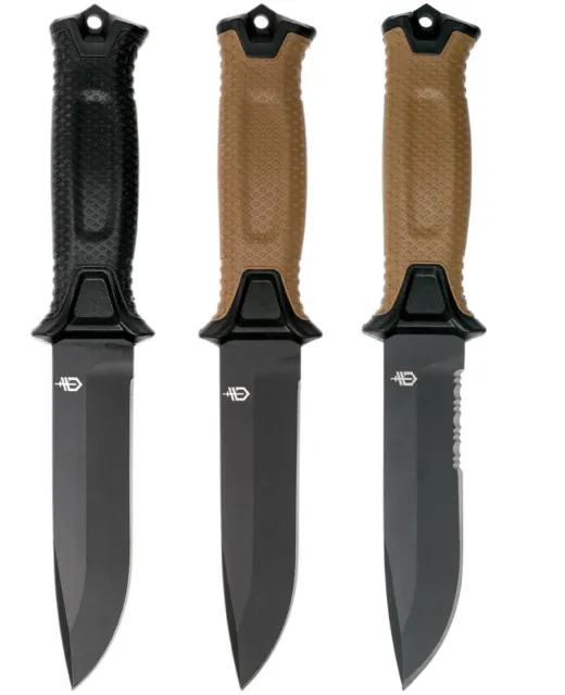 Gerber USA Made Strongarm™ Fixed Blade Survival Knife - Black or Coyote Brown