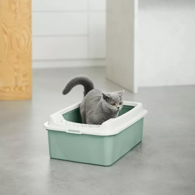 Rotho MyPet Eco Bonnie Cat Litter Tray with Top Entrance, Plastic (PP Recycled), 2
