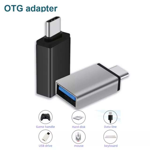 OTG Type C to USB Adapter 3.0 USB-C Male A Female Data Connector Converter