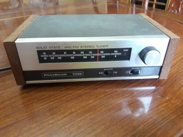 PRINZSOUND T600 AM/FM stereo Tuner £10.00 - PicClick UK