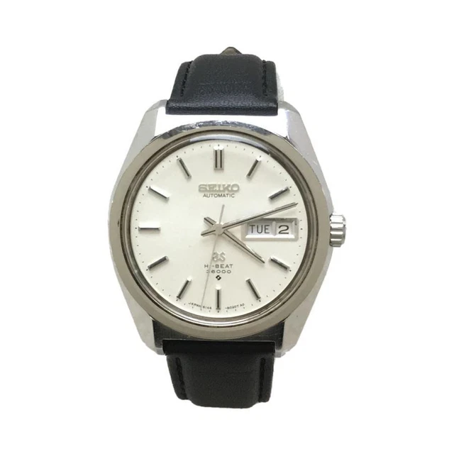 Grand Seiko Automatic Non-Waterproof Not Original Belt Silver Black Men Japan