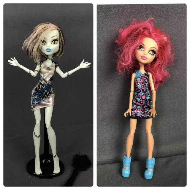 MATTEL MONSTER HIGH Reel Drama Frankie Doll With Stand $65.00 - PicClick