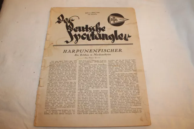 DER DEUTSCHE  SPORTANGLER-1939-HEFT Nr-3