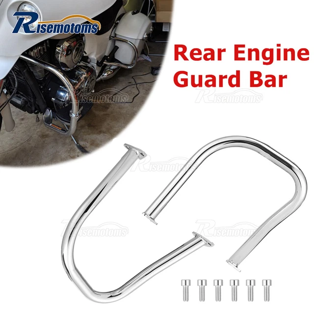 CHROME REAR SADDLEBAG Highway Crash Bar for Indian Chief Chieftain