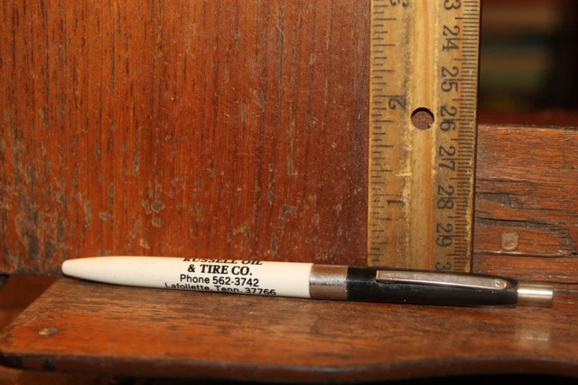 Vintage LaFollette Tennessee Russell Oil and Tire Texaco Ink Pen Firestone