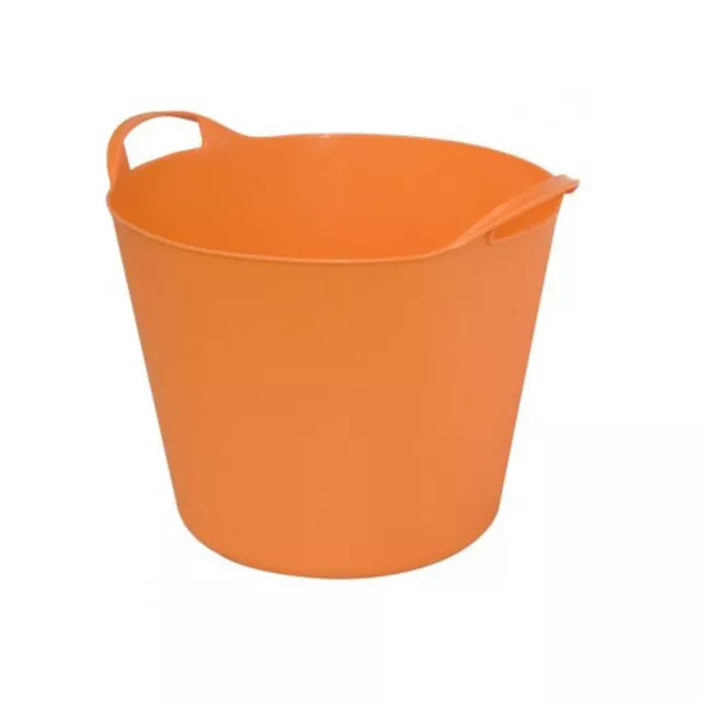 Cesta Flexbag Artplast de Plástico Flexible 46CM Naranja Cesta Bolsa Multiuso