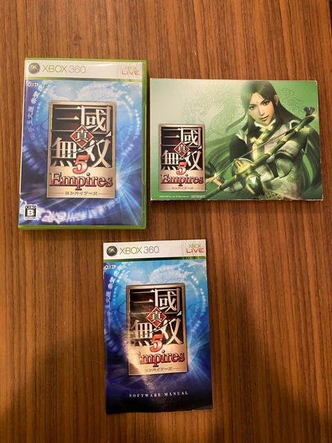 Shin Sangoku Musou 5 Empires w/Special Sleeve Import Japan xbox 360  JP