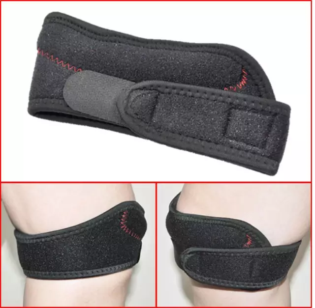 Knee Support Brace Adjustable Sports Gym Patella Tendon Strap Protector Protect