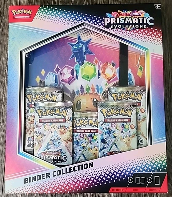 Pokemon Scarlet Violet Prismatic Evolutions Binder Collection Englisch