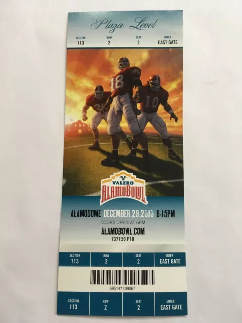 2010 Arizona vs Oklahoma State original Alamo Bowl college football ticket stub