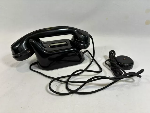 Téléphone Noir En Bakélite Vintage années 50?