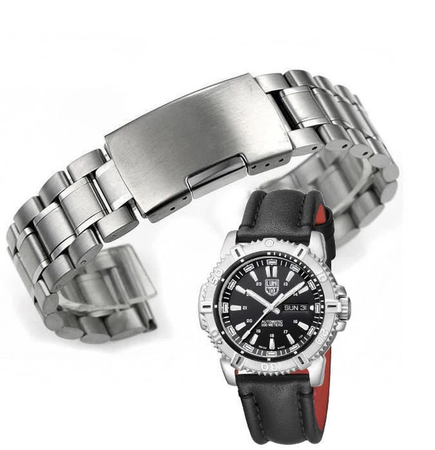 Metal Replacement Watch Band Fits Luminox Modern Mariner 6500 6501 #5015
