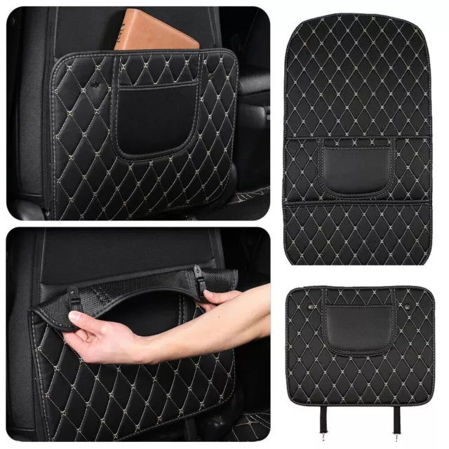 1/2x Universal Car Back Seat Cover Mat Travel Kid Kids Baby Protector Kick Clean