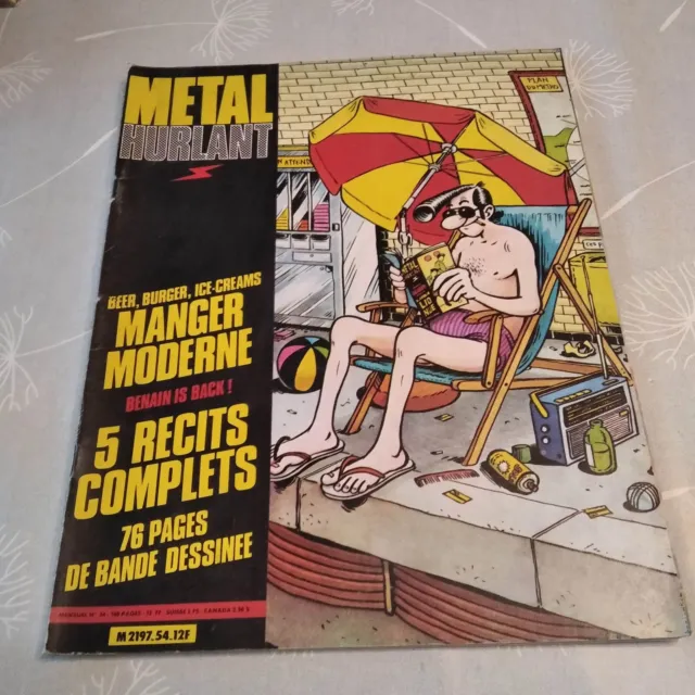 magazine BD METAL HURLANT # 54 - EO 1980 BE : MARGERIN