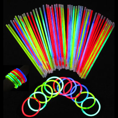 Festival Braccialetti Luminosi Fluorescenti per Bambini per Forniture per Feste Scure Collane Glow Neon MULEVIP 272 Pezzi Braccialetti Luminosi Halloween Starlight Fluorescenti,Glowsticks Party 