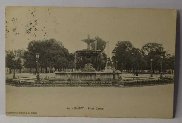 Place Carnot Nancy - CPA10 Postcard