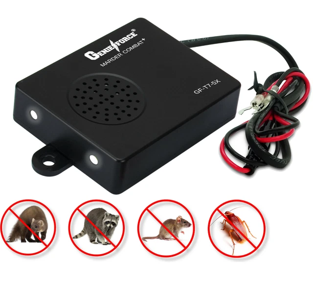 Marderschreck Auto Ultraschall - Vertreibt Marder Mit Blitzlicht & Schall