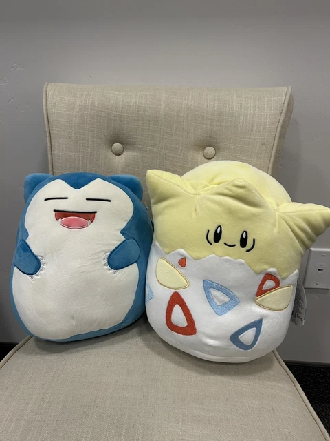 Togepi and Snorlax 10 Inch Pokemon Squishmallow Bundle Set Ships Now