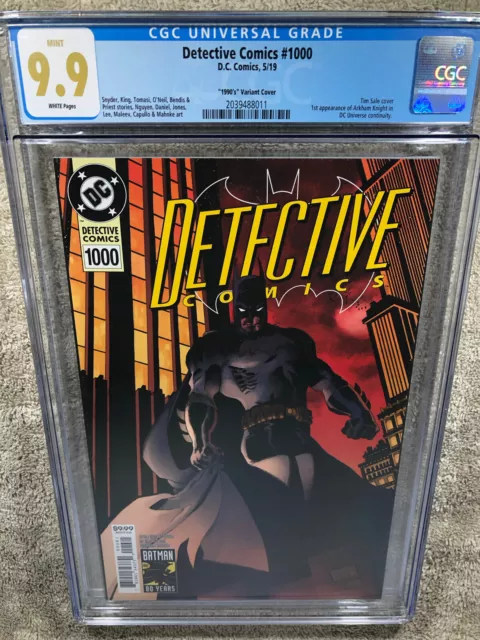 Batman Detective Comics 1000 CGC 9.9 Sale Variant up 9.8 1st Arkham Knight 5/19