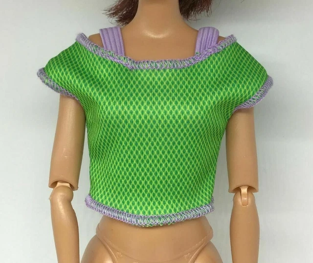 Barbie made to move green 2025 top
