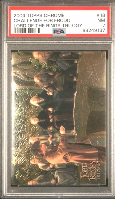 2004 Topps Chrome PSA 7 Lord Of The Rings Trilogy LOTR #18 🔥 LOW POP
