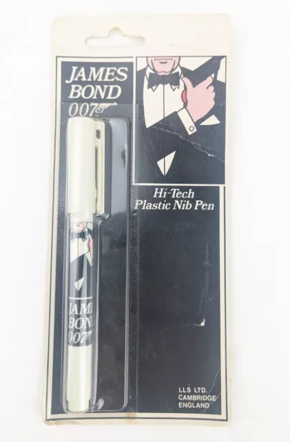 007 James Bond 1987 Berol UK Plastic Nib Pen - Boxed | New |