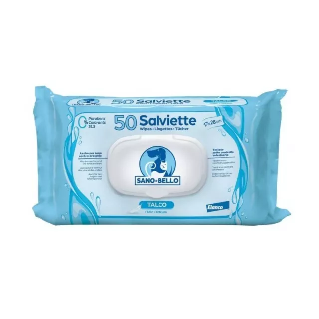 BAYER Sano & Bello Talco - 50 Cleansing Wipes