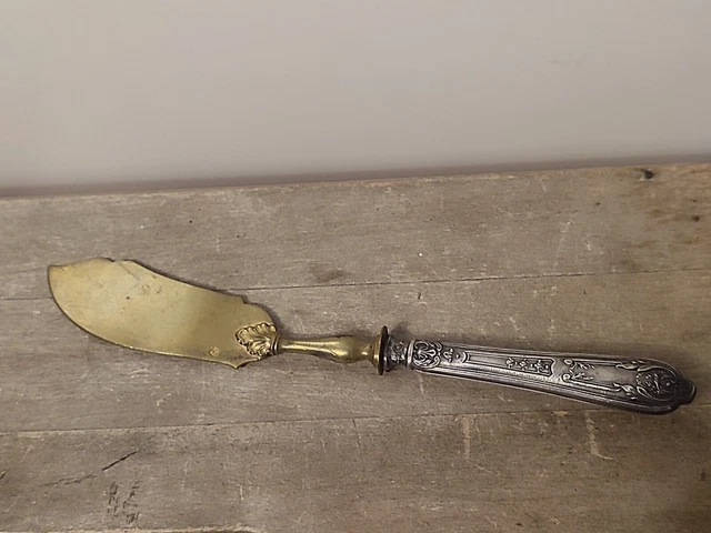 Couteau Ancien à Dessert/fromage – Argent Sterling, Rocaille, France