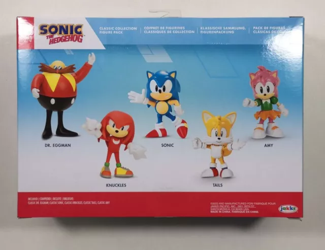 Pack 5 Figurines Sonic The Hedgehog 7Cm Brand New 2